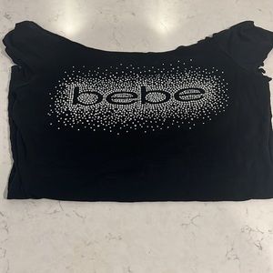 Bebe rhinestone tee